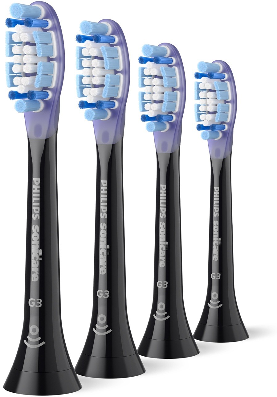 Capete de rezervă Philips Sonicare - Premium Gum Care HX9054/88 G3 negre - 4 buc. - imagine 1