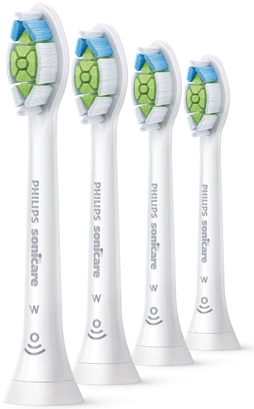 Capete de rezervă Philips Sonicare - Optimal White HX6064/87 W2 alb BrushSync - 4 buc. - imagine 1