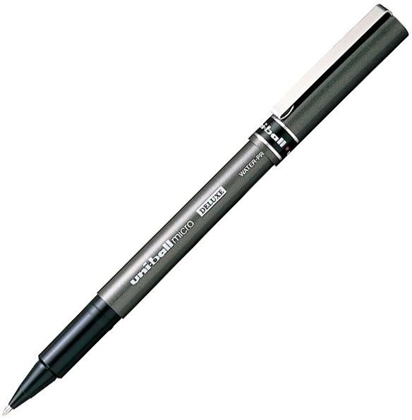 Roller Uni Micro Deluxe - UB-155, 0,5 mm, negru | Ozone.ro
