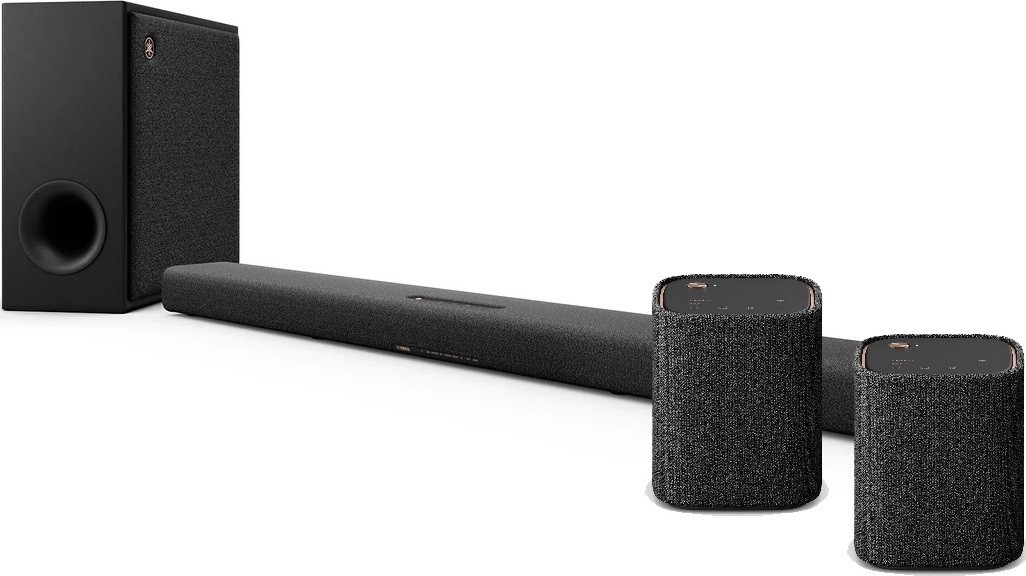 Soundbar Yamaha - True Wireless Surround System, 2.1, gri închis - imagine 1