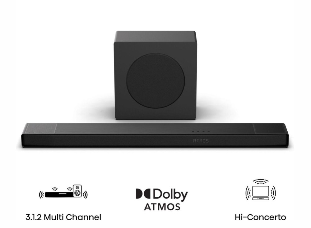 Soundbar Hisense - AX3120Q, 3.1.2, negru