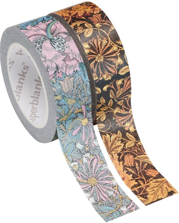 【まげ】morris MF653 レフティ Banda autoadeziva decorativă Paperblanks - Morris Honeysuckle