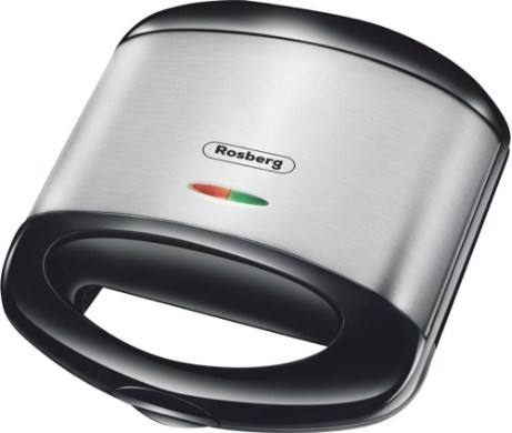 Sandwich-maker Rosberg - R51442C, 750W, inox/negru