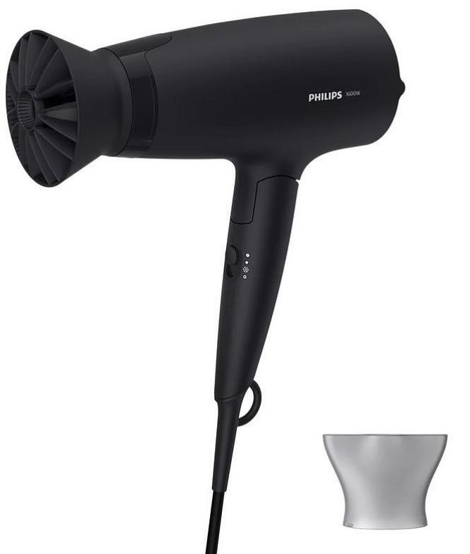 Uscător de păr Philips - BHD308/10, 1600W, 3 viteze, negru