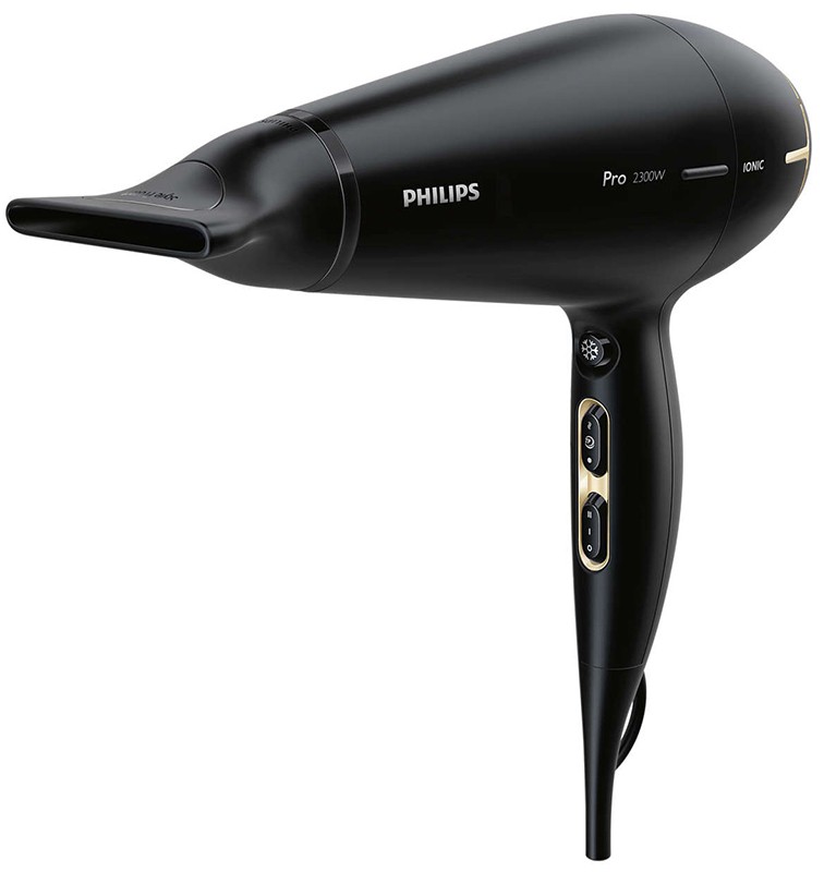 Uscător de păr Philips - Prestige Pro HPS920/00, 2300W, 2 viteze, negru - imagine 1