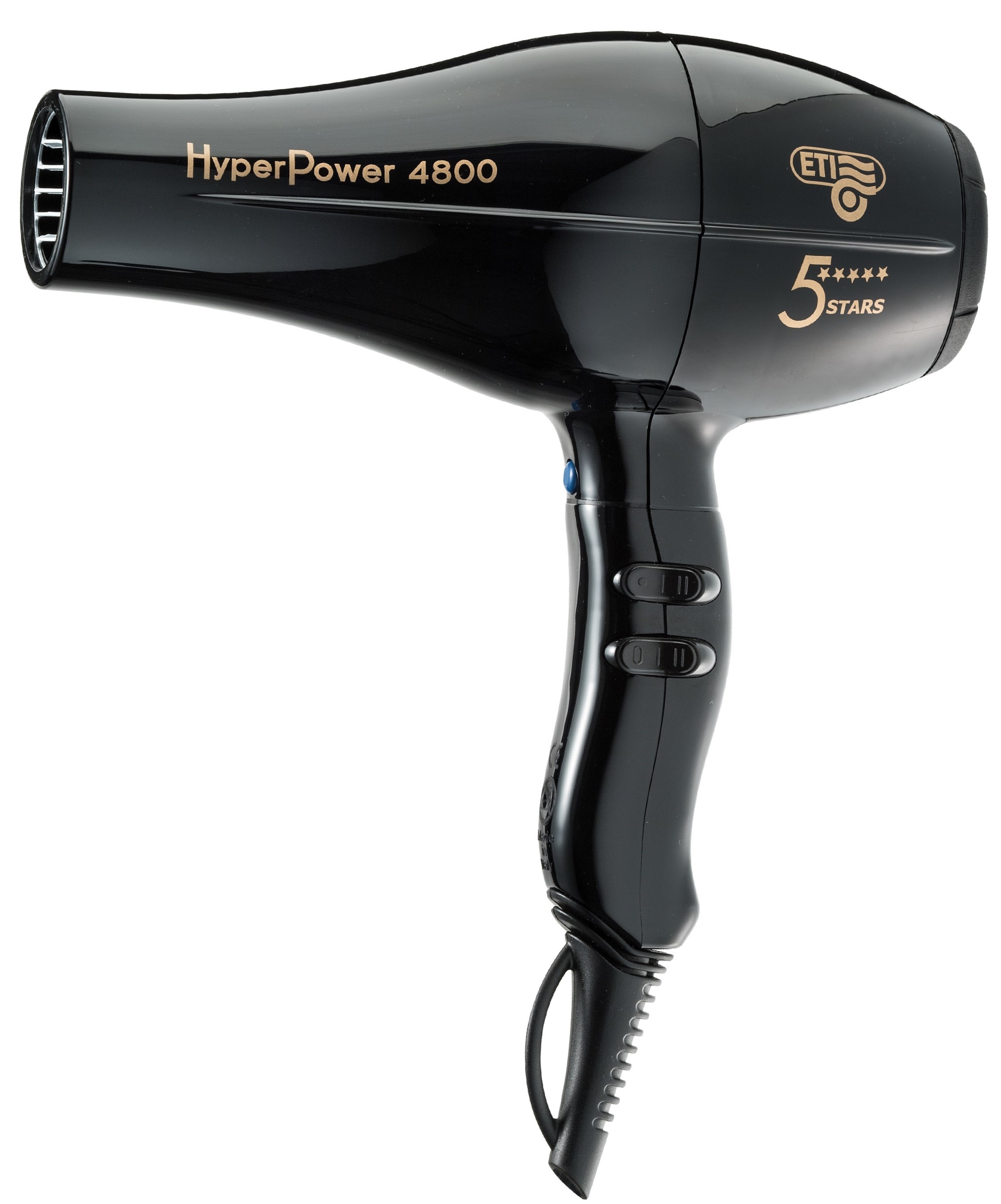 Uscător de păr profesional ETI - Hyper Power, 2600W, 2 viteze, negru