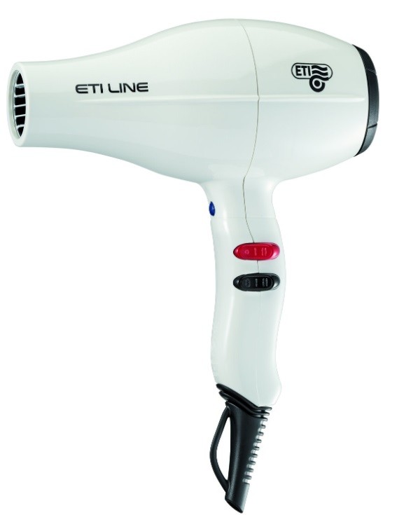 Uscător de păr profesional ETI - Line, 2400W, 2 viteze, alb