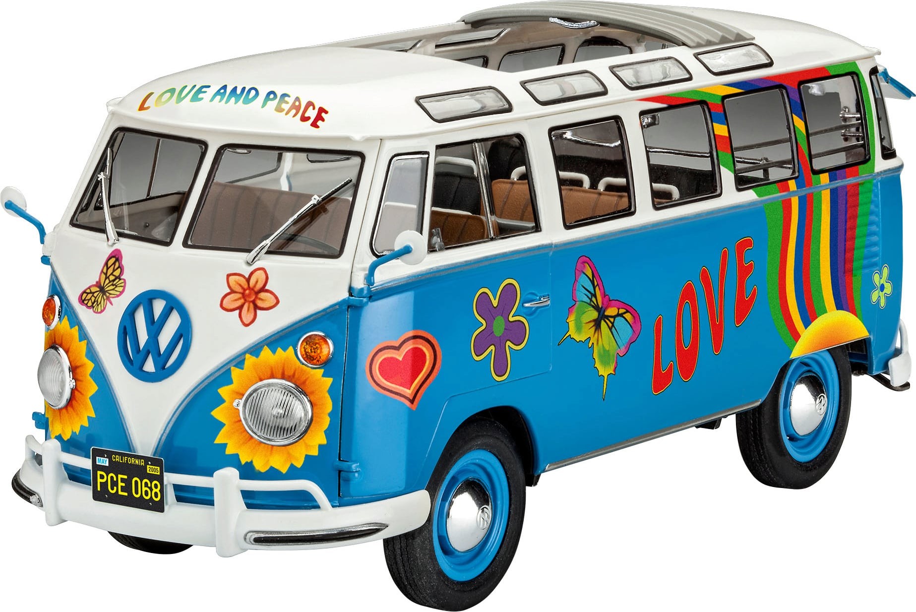 Model asamblabil Revell Contemporane: Automobile - VW T1 Samba Bus