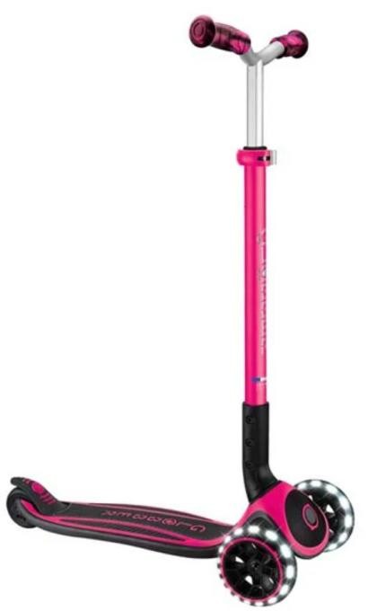 Trotinetă pliabilă Globber - Ace Lights, roz