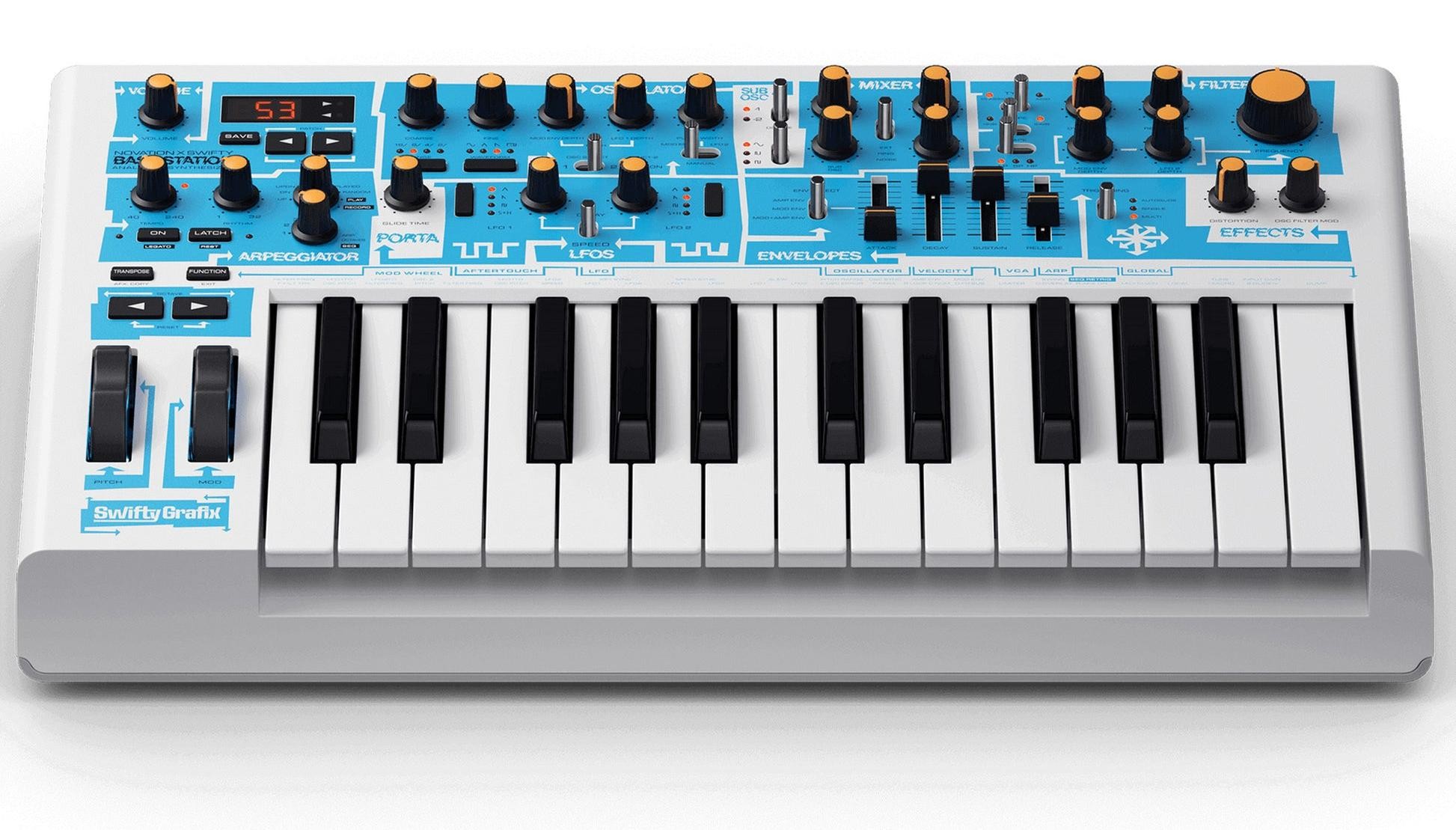 Sintetizator Novation - Bass Station II, Swifty Edition - imagine 1