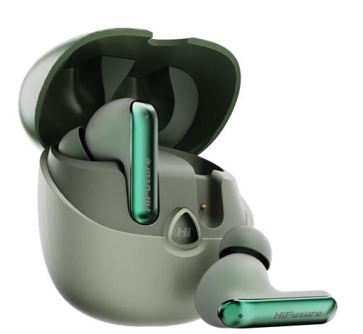 Căști wireless HiFuture - SonicAir, TWS, IPX5, verde - imagine 1