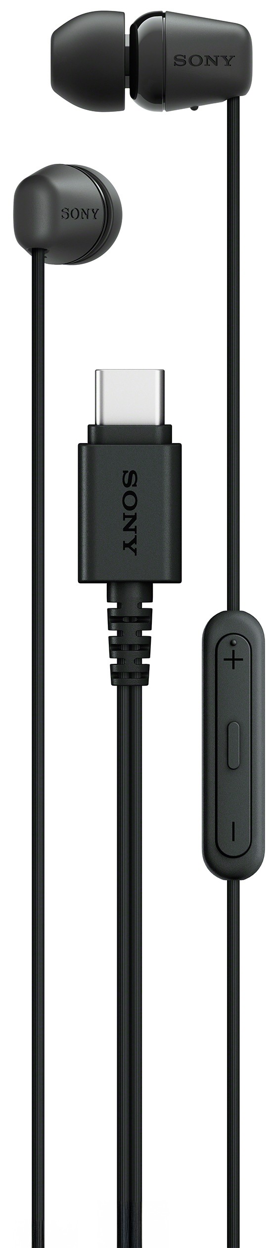 Căști cu microfon Sony - IEREX15C, USB-C, negru