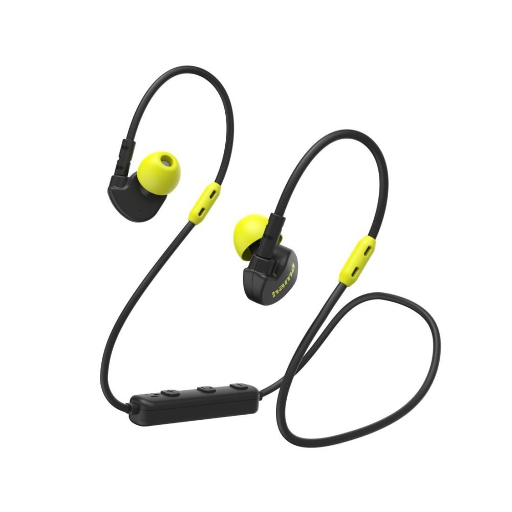Căști cu microfon Hama - Freedom Athletics III, sport, negre - imagine 1