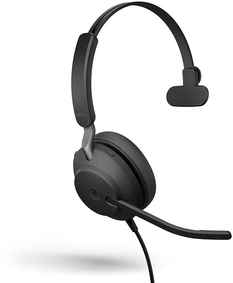 Căști cu microfon Jabra - Evolve 2 40 SE, MS, negru - imagine 1