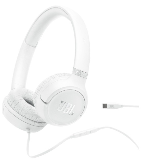Căști cu microfon JBL - Tune 530C Type C, alb - imagine 1