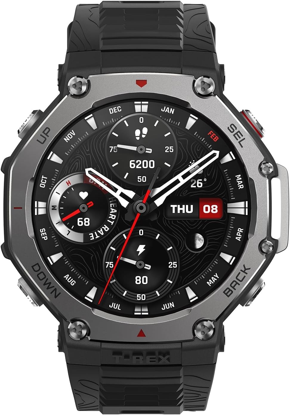 時計 amazfit t-rex3 Smartwatch Amazfit - T-Rex 3, 48 mm, 1.5'', Onyx | Ozone.ro
