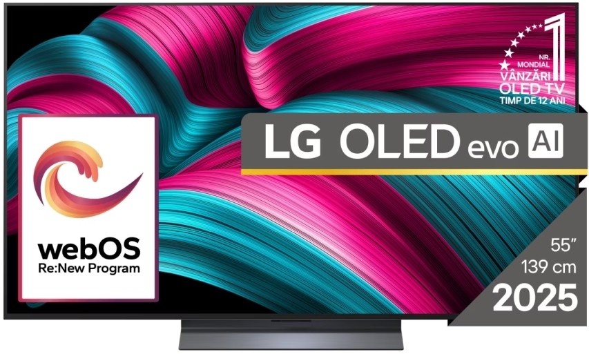Smart TV LG - OLED55C51LA, 55'', OLED, 4K, 120Hz, negru | Ozone.ro