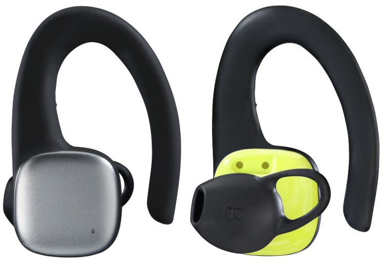 Căști sport Hama Spirit Athletics, TWS, negre/galbene - imagine 1