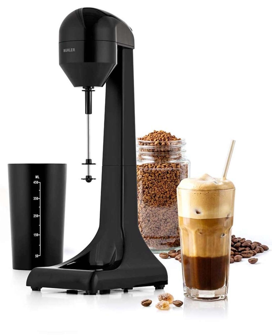 Mixer frappe Muhler - FMX-100P, 100W, 2 viteze, negru - imagine 1