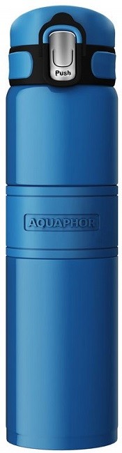 Sticlă termică Aquaphor - 480 ml, albastru
