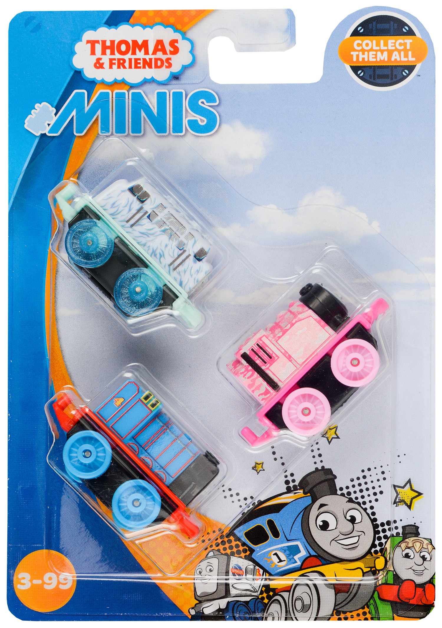 Fisher Price Thomas Friends Mini Locomotive Set 3 bucati Ozone.ro