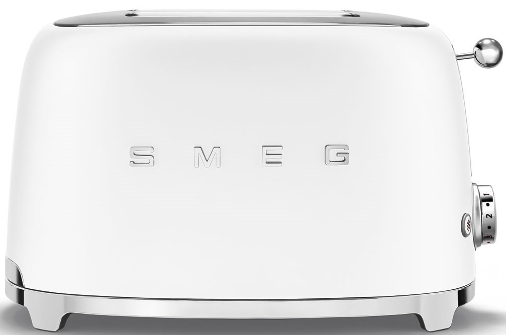Prăjitor de pâine Smeg - TSF01WHMEU 50's Style, 950W, 6 viteze, alb mat