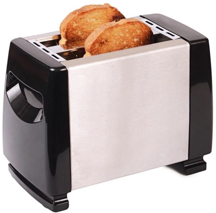 Prăjitor de paine Rosberg - R51440AS, 750W, 6 viteze, gri/negru