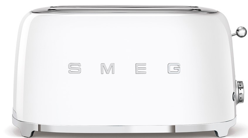 Toaster Smeg - TSF02WHEU, 1500W, 6 viteze, alb - imagine 1