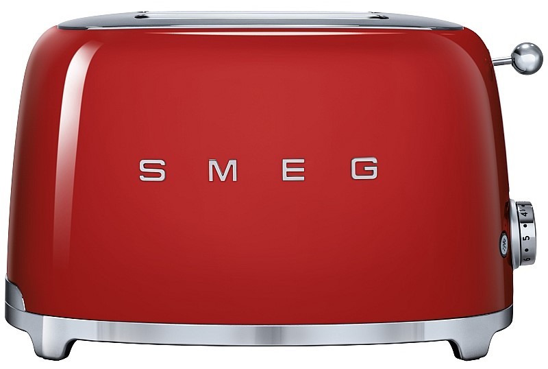 Toaster Smeg - TSF01RDEU, 950W, 6 viteze, roșu
