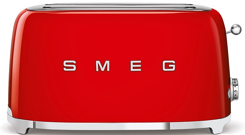 Toaster Smeg - TSF02RDEU, 1500W, 6 viteze, roșu
