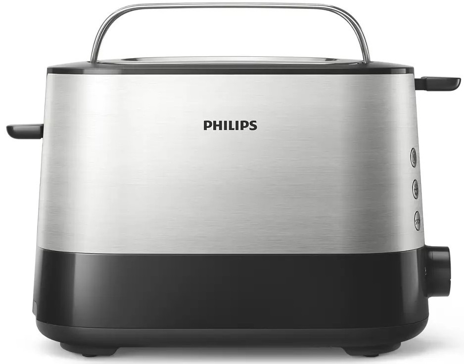 Prajitor de paine Philips - Viva Collection HD2637/90, 1000 W, 7 viteze, negru
