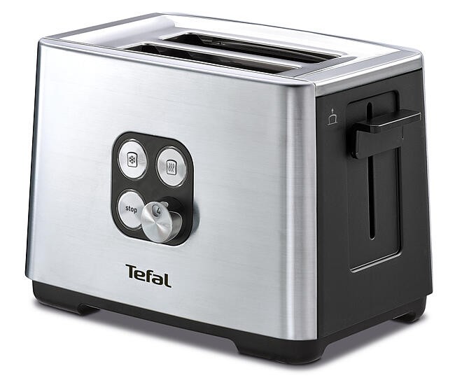Prăjitor de pâine Tefal - Equinox TT420D30, 900W, 7 viteze, gri - imagine 1