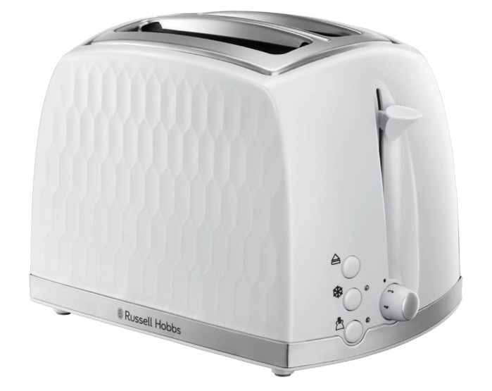 Prajitor de paine Russell Hobbs - Honeycomb 2S, 850W, 4 viteze, alb - imagine 1