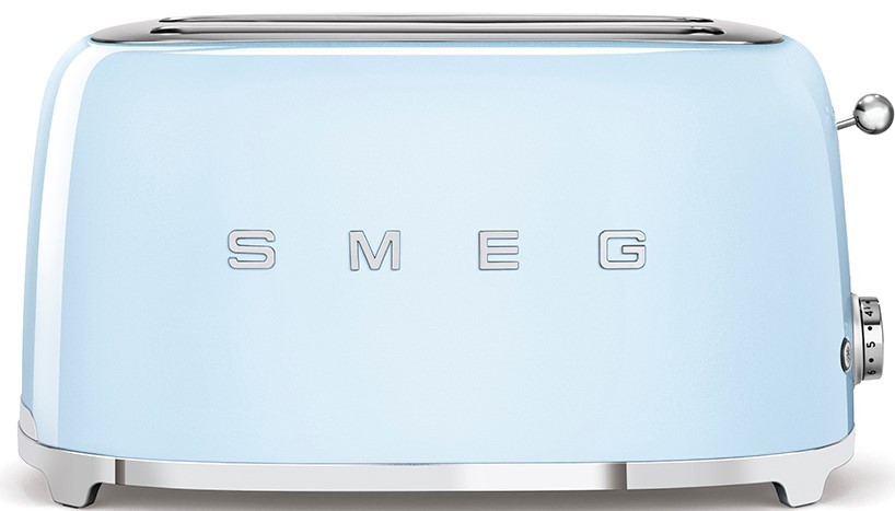 Toaster Smeg - TSF02PBEU, 1500W, 6 viteze, albastru