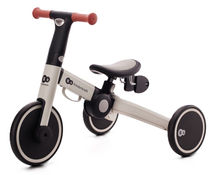 Triciclu 3 în 1 KinderКraft - 4trike, Grey | Ozone.ro