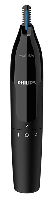 Trimmer pentru nas și urechi Philips - Seria 1000 NT1650/16, negru - imagine 1