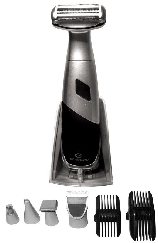 Trimmer urechi/nas/sprâncene/barbă Elekom - 291R, 7 în 1, gri