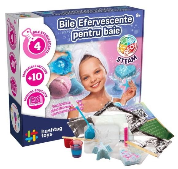 Trusă creativă Hashtag Toys - Faceți bombe de baie