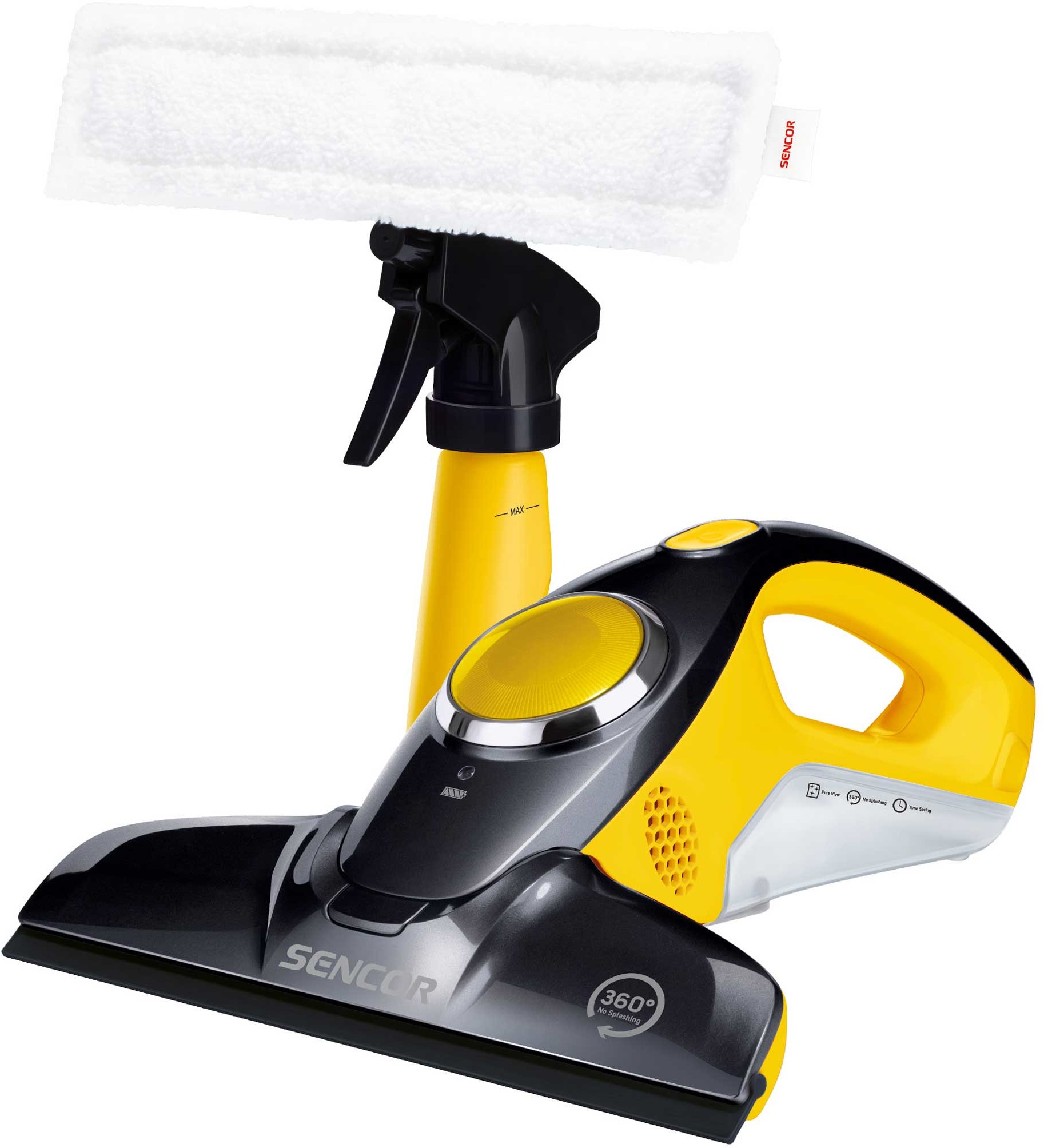 Curățător de geamuri Sencor - SCW 3001YL, 0.2 l, galben - imagine 1