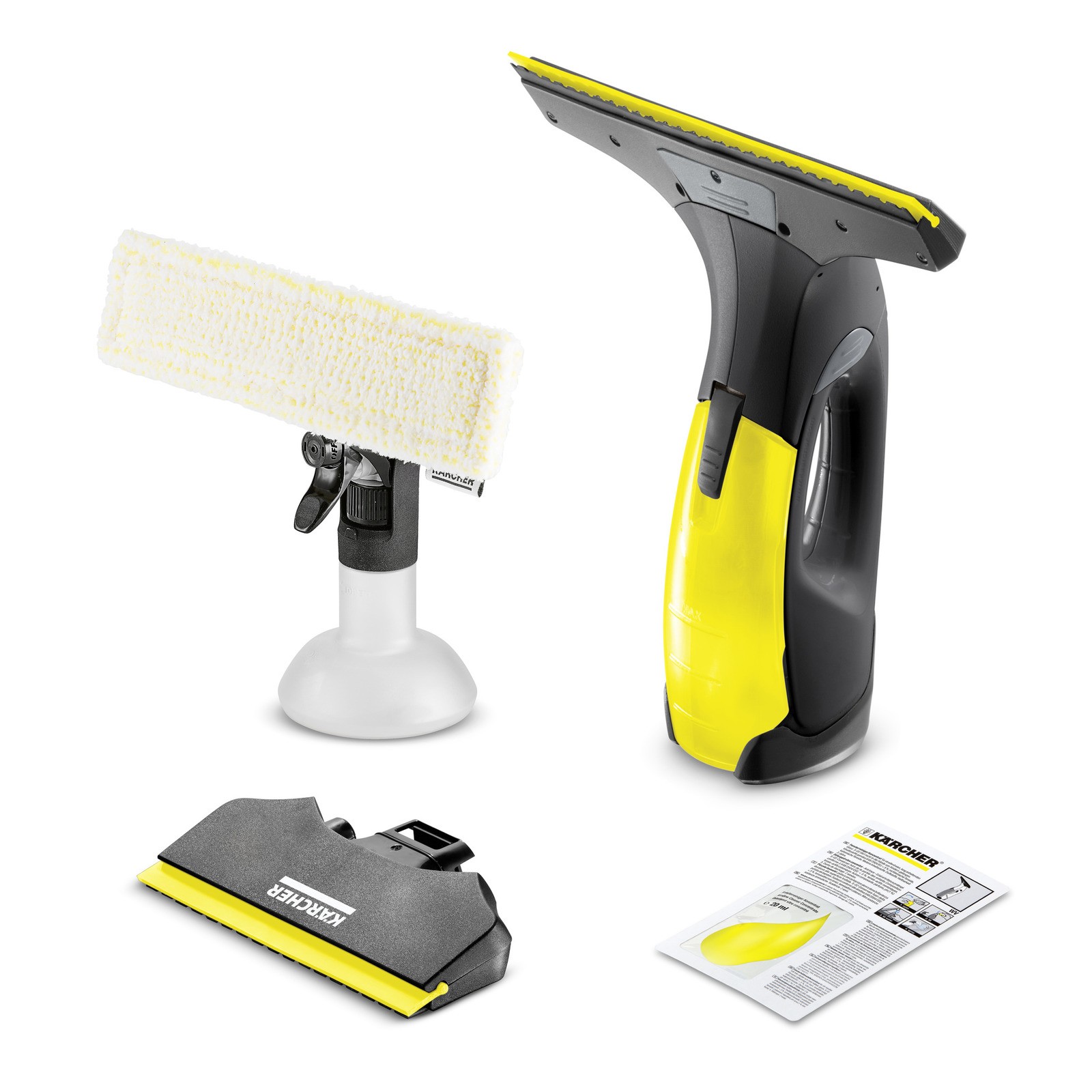 Curățător de geamuri Karcher - WV 2 Premium, negru - imagine 1