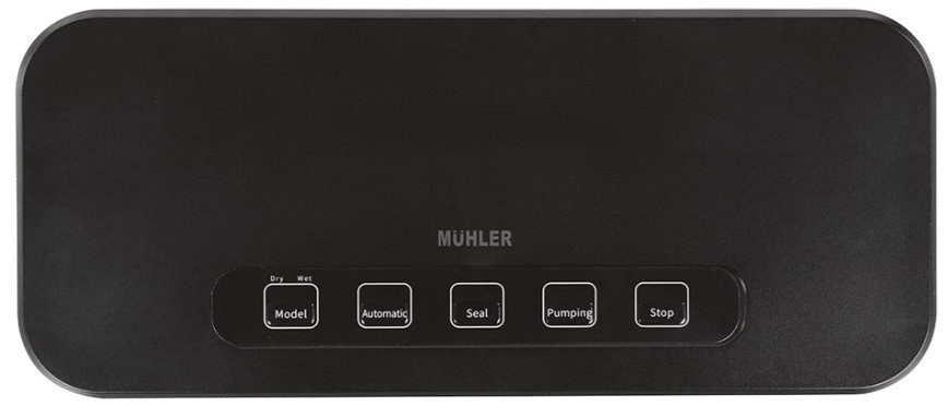 Aparat de vidare Muhler - MV-125, 110W, negru cu 10бр. pungi