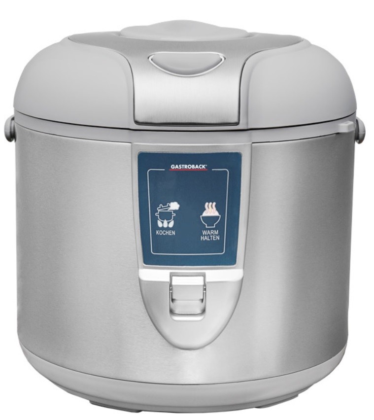 Aparat de gătit orez Gastroback - GAS.42507, 450W, 3 l, oțel inoxidabil