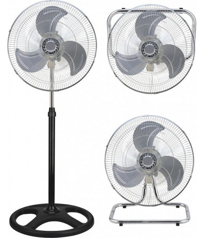 Ventilator Muhler - FM-6136D, 3 viteze, 41 cm, negru - imagine 1