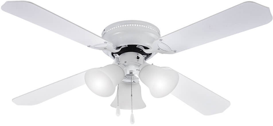 Ventilator Muhler - MCF-4262W N, 3 viteze, 107 cm, alb - imagine 1