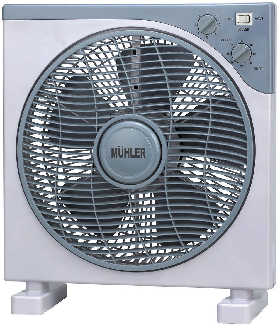 Ventilator Muhler - SMX-1250, 3 viteze, 30 cm, gri - imagine 1