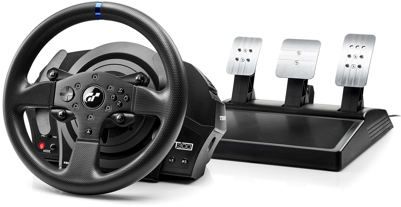 Volan gaming T300 RS GT Edition PS3/ PS4/ PS5/ PC Negru