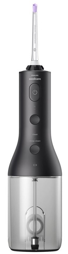 Duș bucal Philips Sonicare - Power Flosser HX3826/33, 3 vitezi, 250 ml, negru - imagine 1