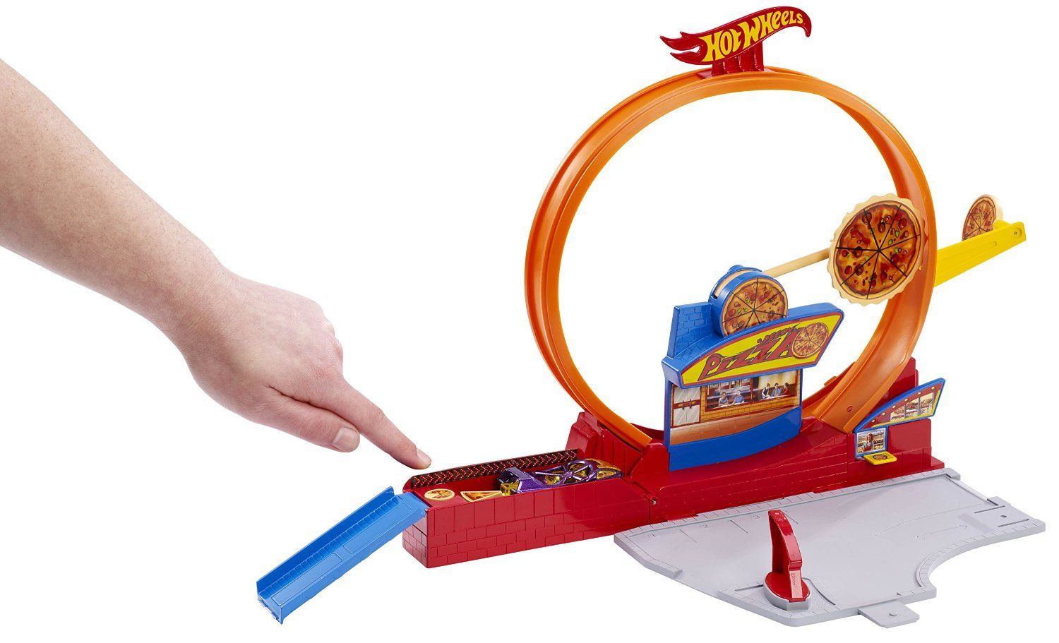 Hot Wheels Trolley Track Speedy Pizza Ozone.ro