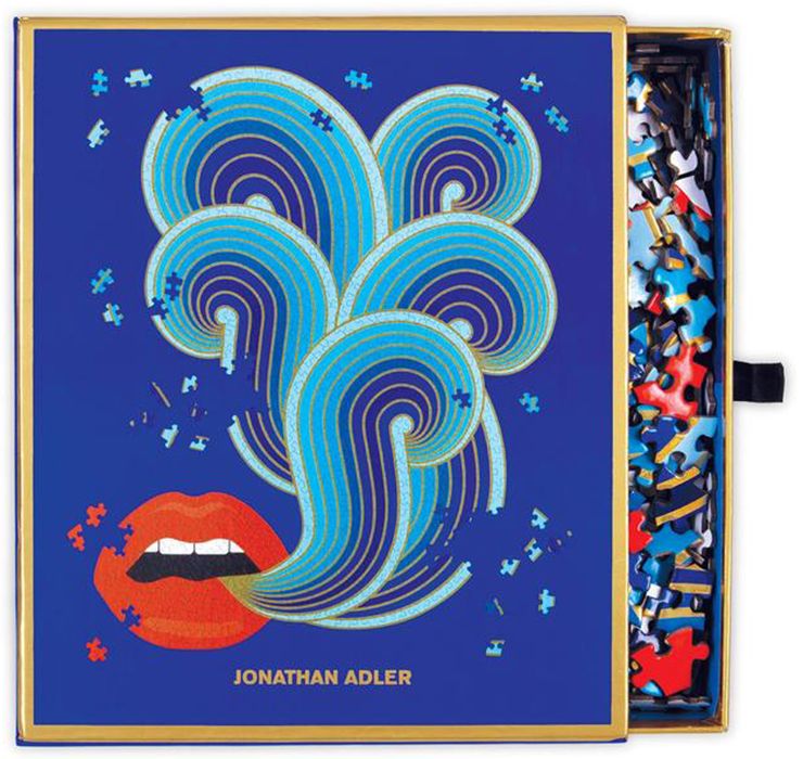 Puzzle Galison de 750 piese - Jonathan Adler, Lips | Ozone.ro