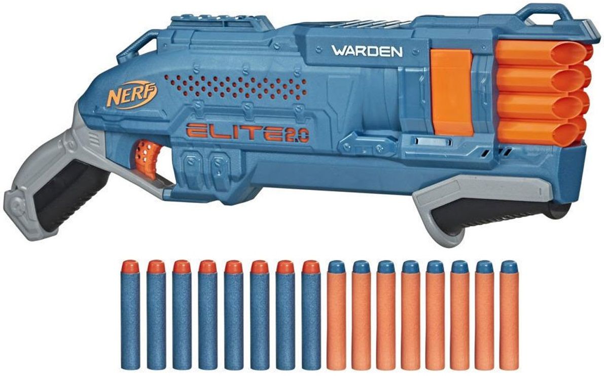 Blaster Hasbro Nerf - Elite 2.0 Warden DB 8, cu 16 sageti | Ozone.ro
